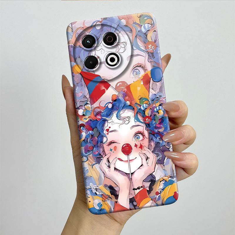 For Tecno Spark 30 Pro KL7 Phone Case 30Pro 4G Cover Soft Silicone Sweet Painted Shell Cartoon Funda Lovely Printed Casing Coque