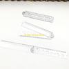 W89C Precisions Sliding Edgeds Paper Cutting Ruler Foldable Acrylic Transparent Design For Crafting Office School Use