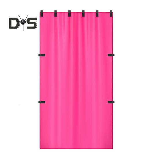 Rideau d'intimité Couleur unie Facile à installer Polyvalent Rideau de sac de danse Danseur Coulisses Intimité Écran de changement