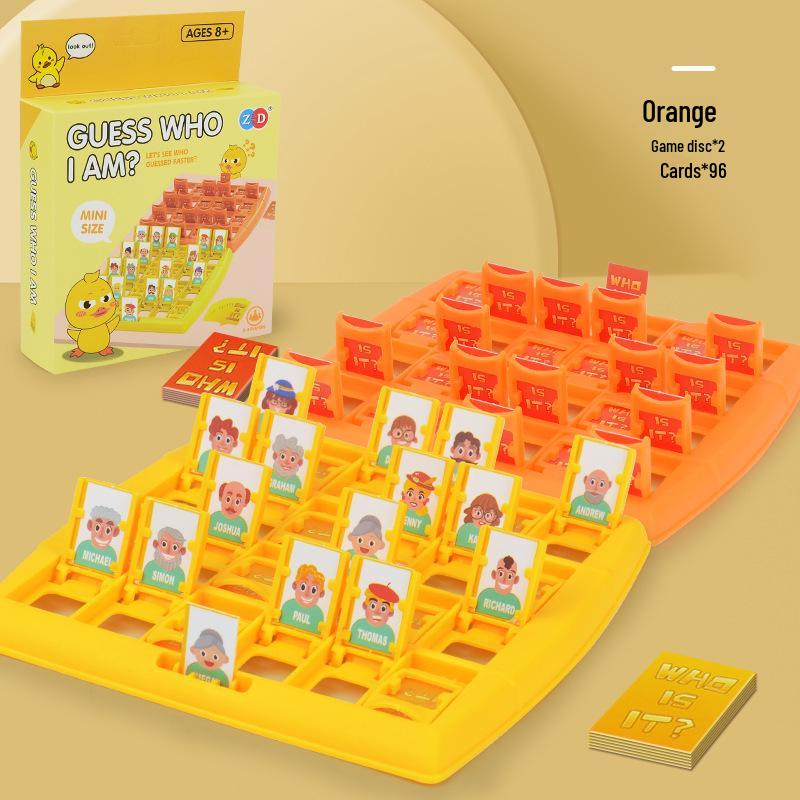 Cross-Border Children s Guess Who I Am: Educational Logic Training Board Game