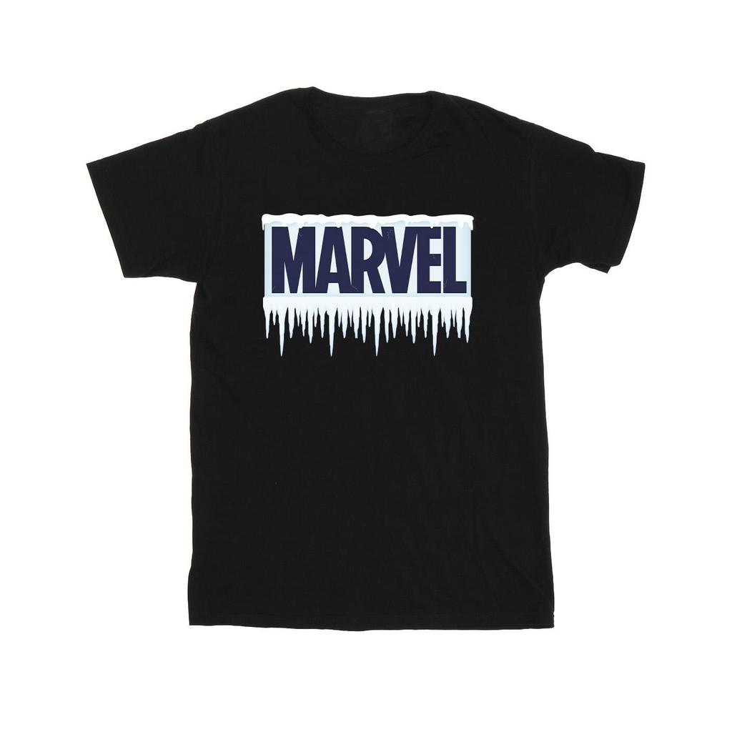 Marvel Herren Eiszapfen Logo T-Shirt