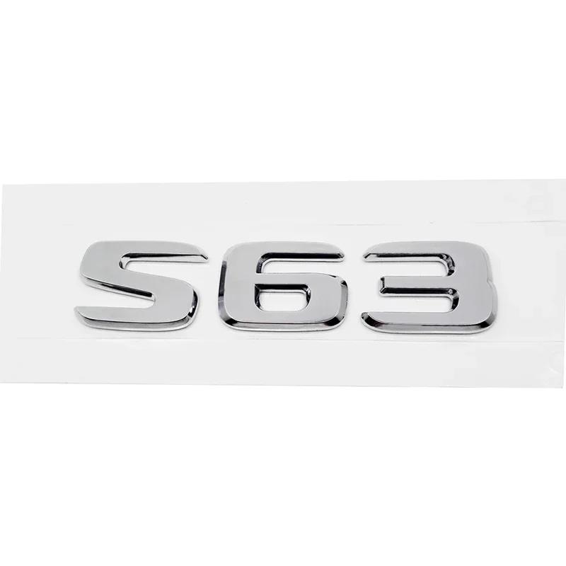 ABS Car Stickers Tail Box Letters Emblem for Mercedes Benz S55 S63 S200 S220 S250 S260 S300 S320 S350 Rear Trunk Badge Decals DY6