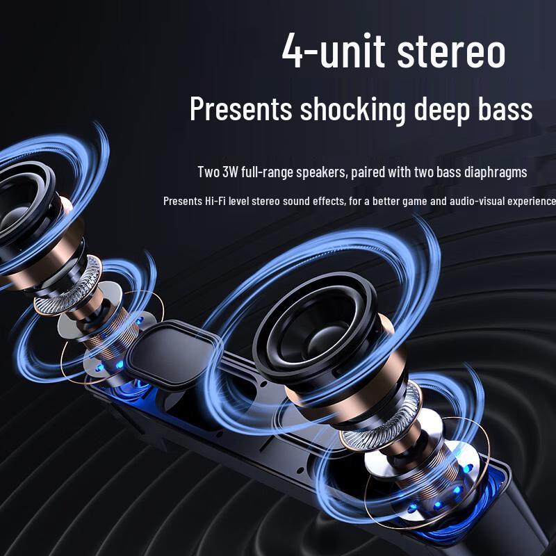 Newman K233 2.1 Wired Computer Speakers with RGB Lighting CN plug (adapter included)