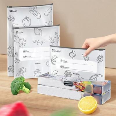 Aluminum Foil Bags For Grilling 10 Pieces Meat Airtight Storage Bags Stand Up Reusable Sealable Containers With Zip Lock