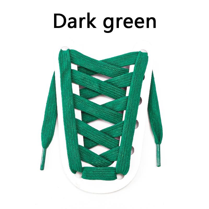 1 Pair Flat Shoelaces for Sneakers Rugged Wear-resistant Classic Canvas Sports Shoe Laces Women Men Shoelace Solid Double Cotton