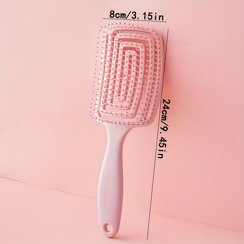 1pc Ergonomic Hollow Out Detangling Hair Brush,Ergonomic Hollow Design with Handle,Gentle on Wet/Dry Hair for All Types