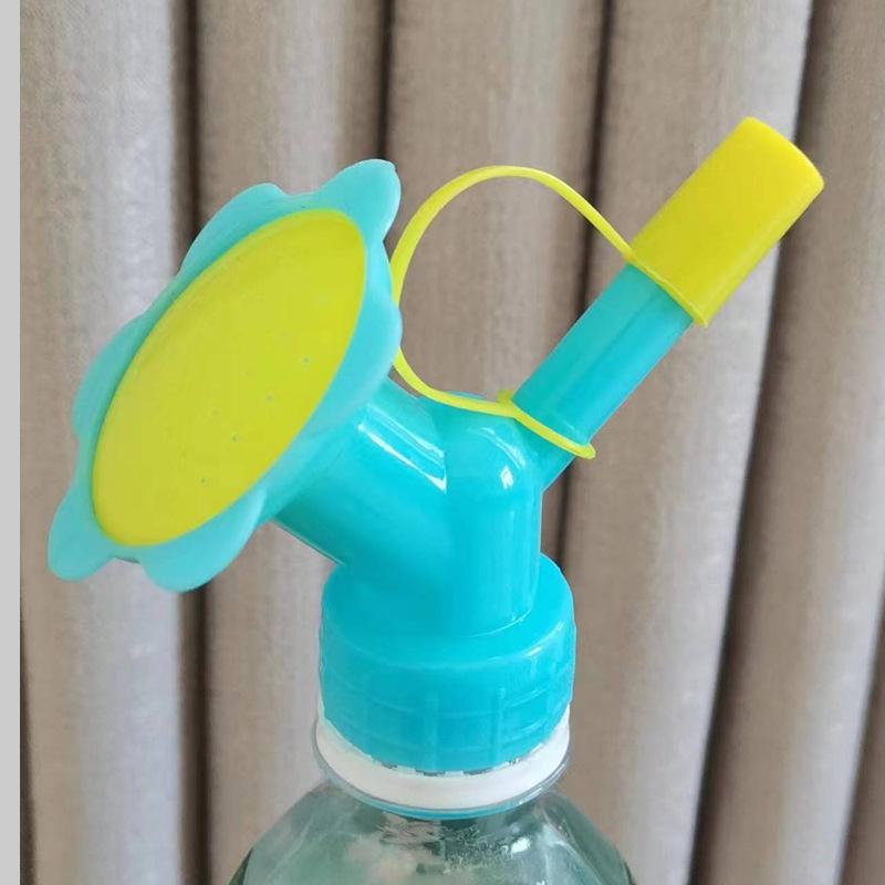 1pcs Water Cans Sprinkler Nozzle Shower Head Watering-Cans Flower Waterers-Bottle Plant Plastic Portable 2-In-1 Drop
