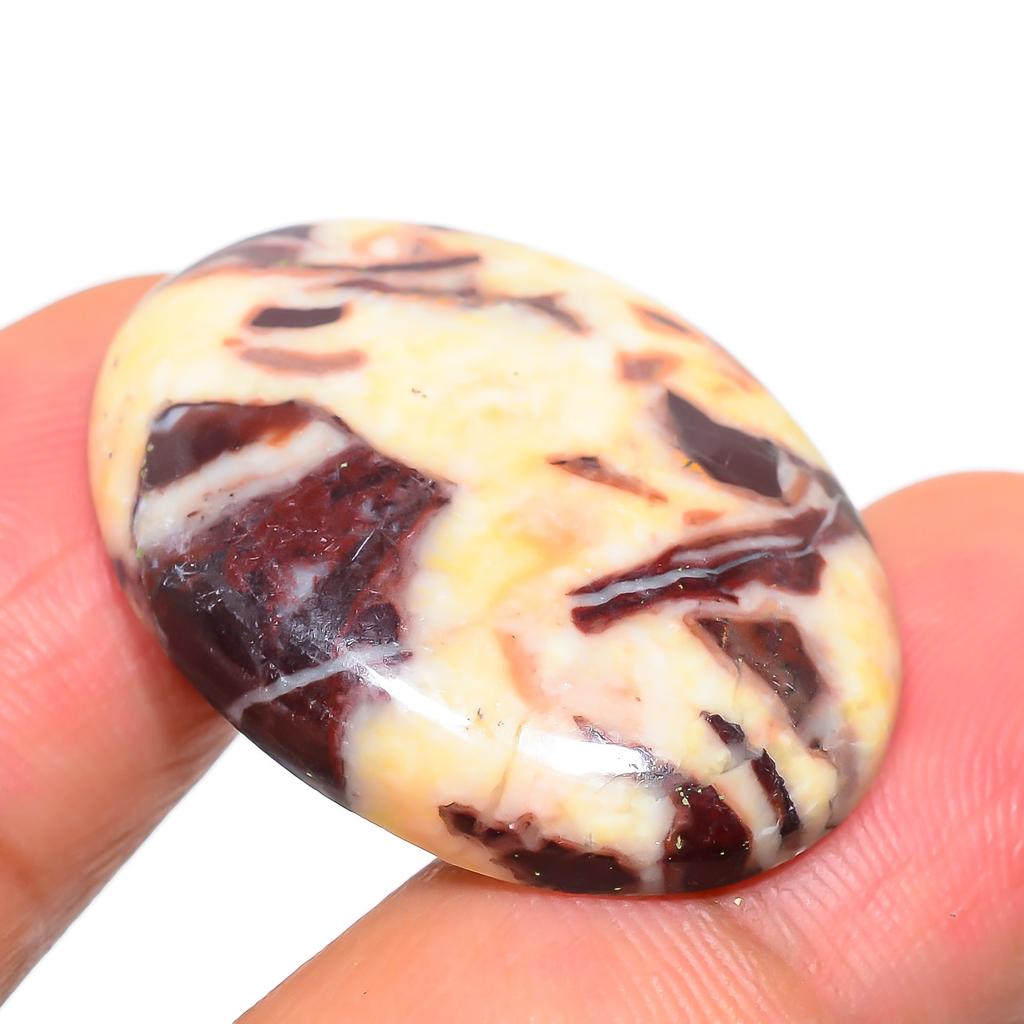 Cappuccino Jasper 2.1x3mm Natural Cabochon Fine Loose 31.25Cts. I0e51