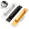 Self-Stick Adhesive Cabinet Handles Stainless Steel No-Drilling Easy Installation for Cabinet Door Window Drawer  Refrigerator