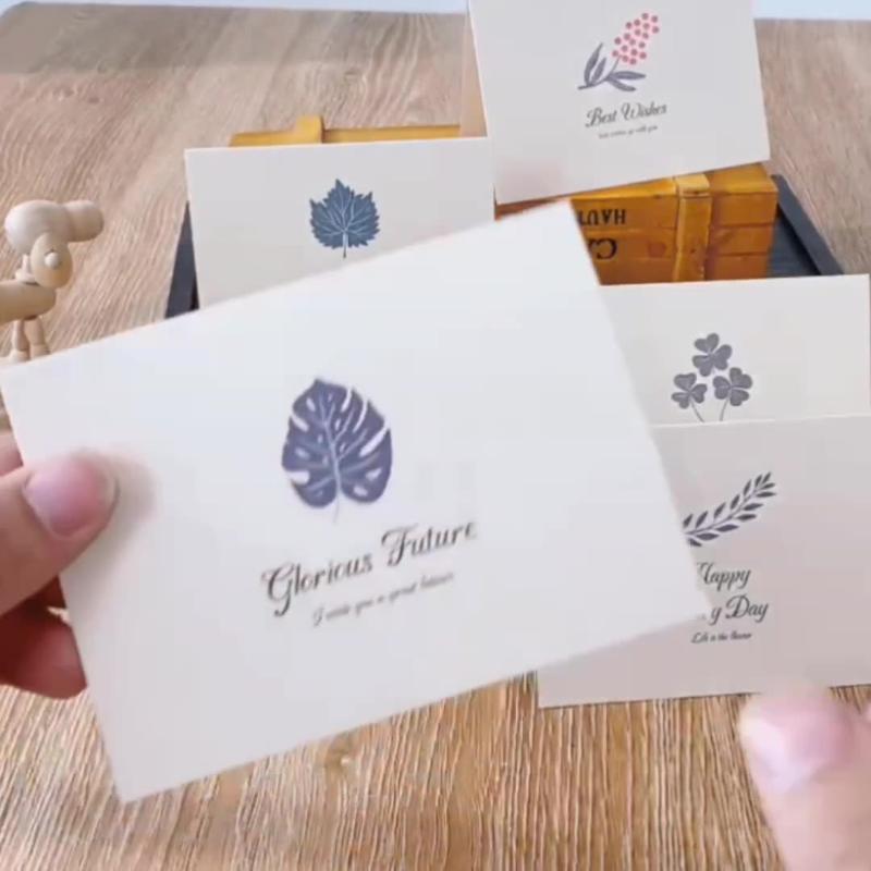 Fresh Plant Greeting Cards Wedding Seating Number Table Card Name Place Card Birthday Baptism Party Greeting Cards