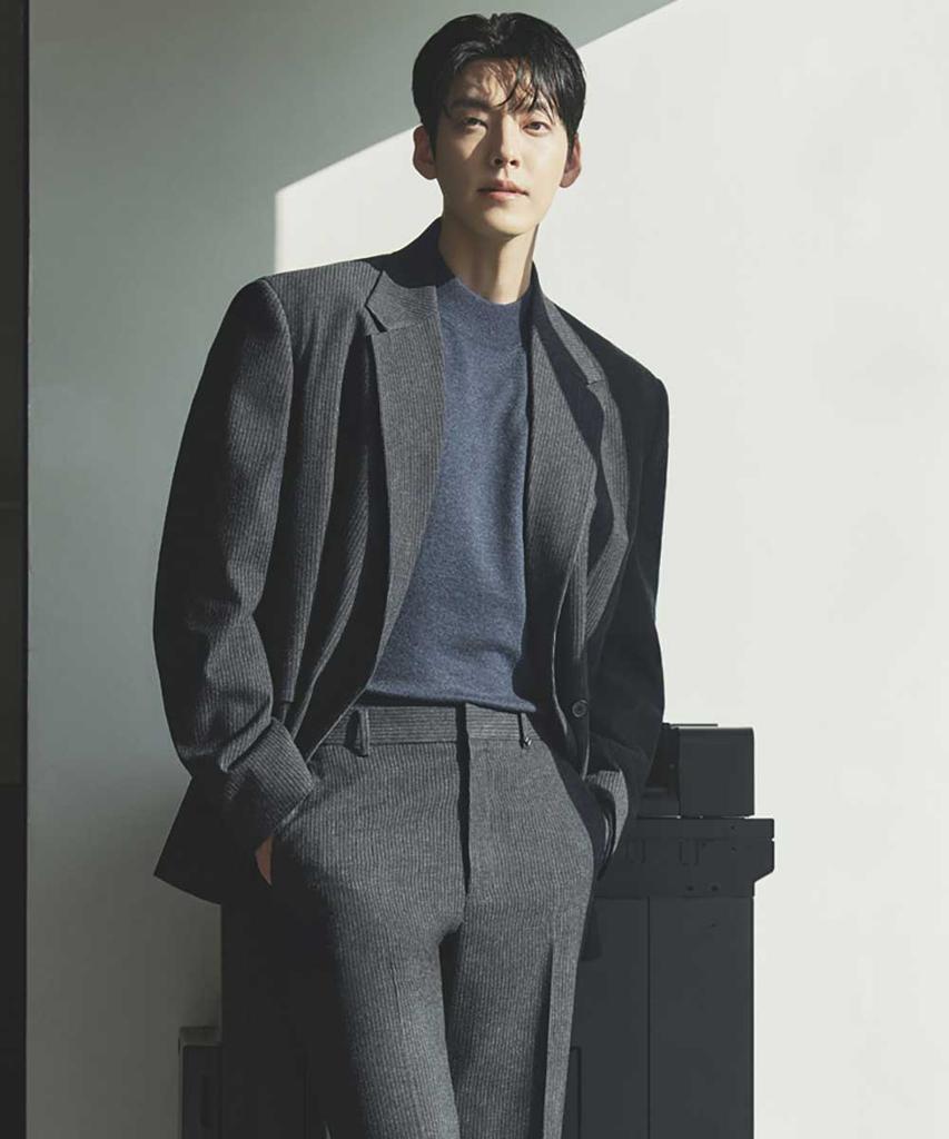 Fahrenheit Knit-Like Stripe Setup Jacket (Fjeax4343)
