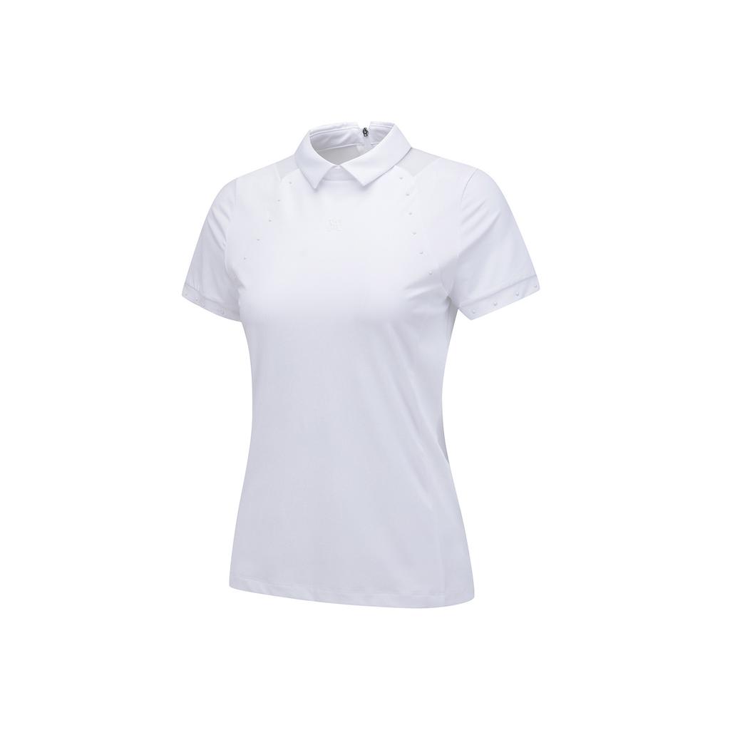 ANEW GOLF Women Sm Hybrid Short T-Shirt_Wh