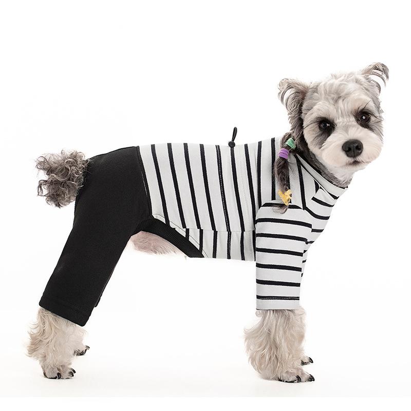 

Pet Dog Clothes Winter Dog Jumpsuit Schnauzer Costume Pomeranian Poodle Bichon Frise Puppy Costume Rompers Small Dog Clothing XS（old） белый
