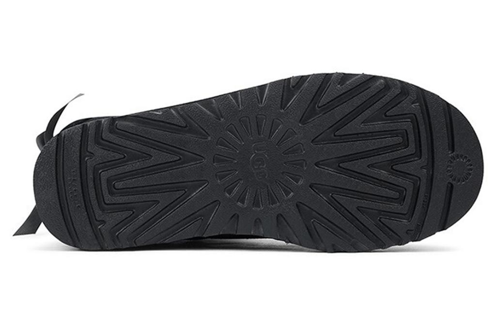 UGG Mini Continuity Bow Fleece Lined Black Women's 1110705-BLK