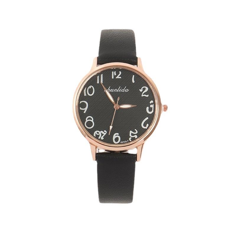 Belt Ladies Watch Fashion Temperament Student Watch Simple Temperament Quartz Watch Ladies