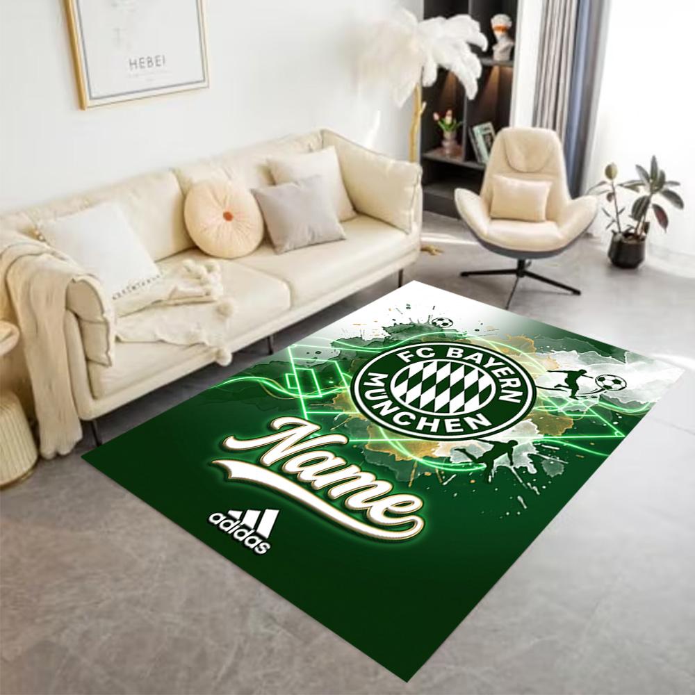 Fc Bayern Munich Fan Art Floor Mat Perfect for Study Room Hallway Balcony Game Room Anti-slip Rug Office Home Decor Perfect Gift for Friends & Family