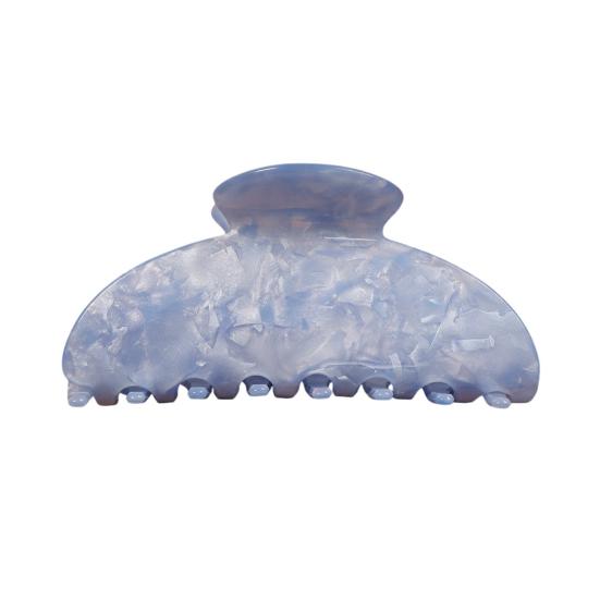 

Hair Claw Curved Tooth Design Jelly Color Back Head Hair Clip Large Shark Hair Claw Large Updos Half-Tied Styles Hair K