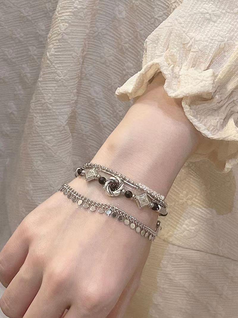 Miao Jiang Lotus Dance Ethnic Bracelet: 2023 New Chinese Style, Multi-layer Retro Beaded Jewelry for Women