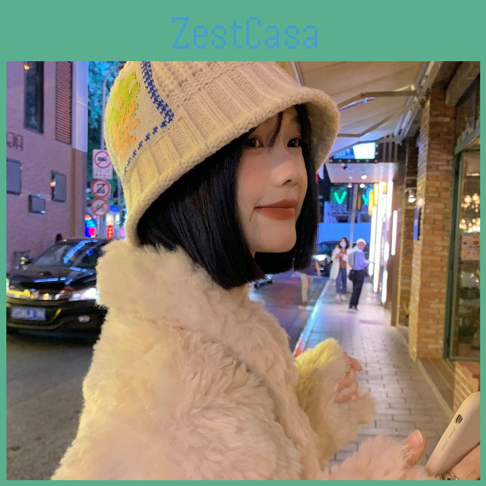 Stylish Warm Knit Bucket Hat For Women Trendy Fisherman Winter Beanie Fit Comfortable