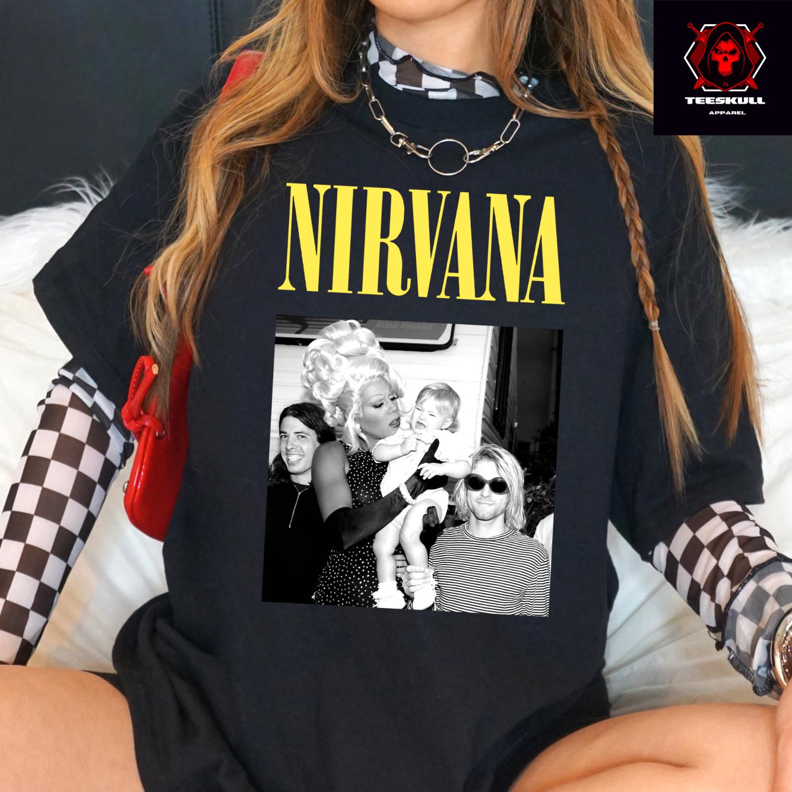

26 Nirvana Heavy Metal Rock Band Unisex Heavy Cotton Quality T-SHIRT S-3XL Unisex T-Shirt L