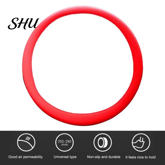 Sunburn Protection For Steering Wheel Universal Silicone Cover Elastic Waterproof High-Quality Car Accessory with Soft Texture Decoration Heat