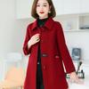 Manteau en laine pour femme petite taille 2025: Épais, court, style coréen, tendance