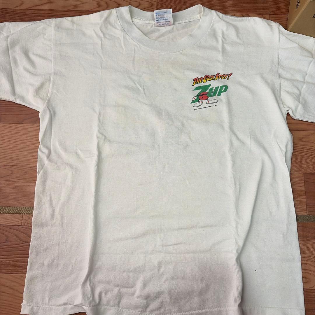 Used 90s Vintage 7UP Corporate T-shirt 1991 Copyright Made in USA L
