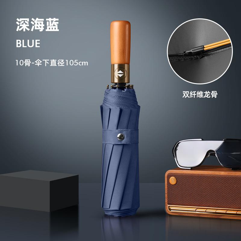 

Автоматический зонт тройного сложения с 16 спицами, ручка с бронзовым напылением, мужской, солнцезащитный, виниловый, солнцезащитный