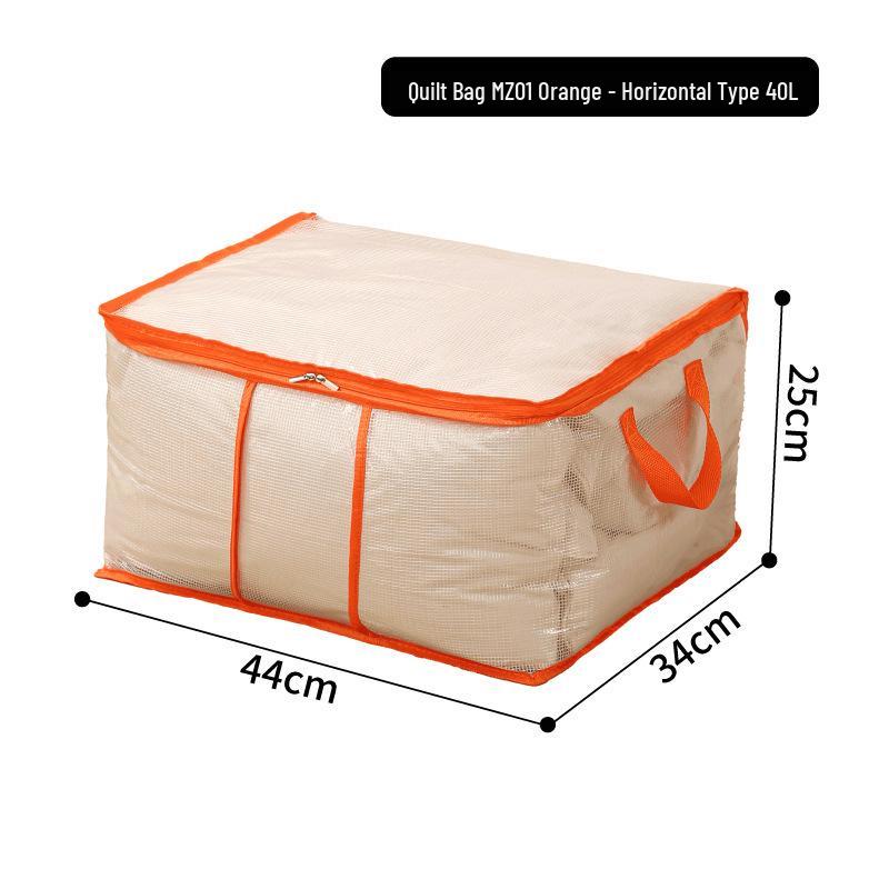 Extra-Large Dustproof & Moistureproof Duvet Storage Bag for Bedroom & Dormitory - Cotton Quilt Organizer