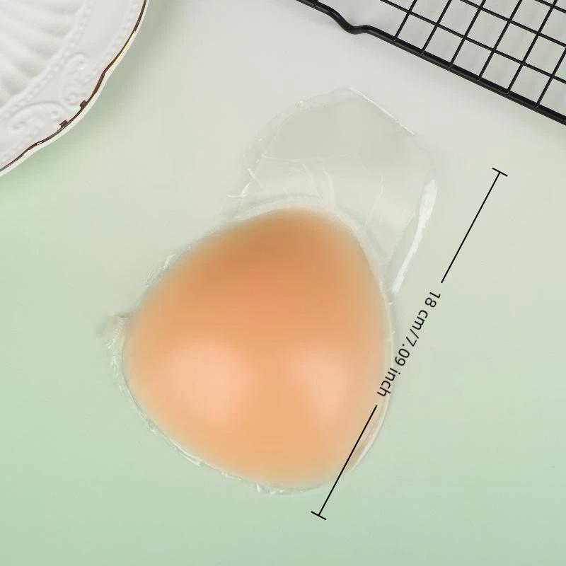 1Pair Silicone Nipple Covers Seamless Reusable Skin-Friendly Liners Adhesive Breast Boob Tape Invisible Chest Stickers