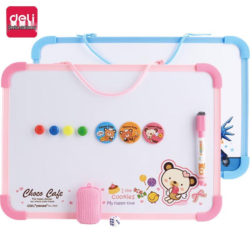 Deli 7800 Student Wall Whiteboard 4-Pack