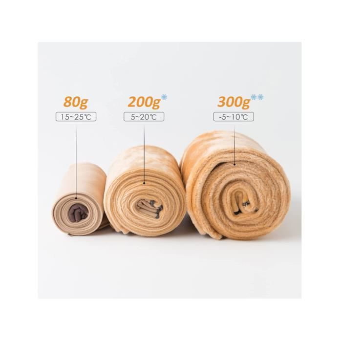 Warme Damenstrumpfhose Winter Durchscheinend Fleece Blickdicht Leggings Hoch Thermisch 200g Schwarz - Marke