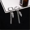 Dangle Earring Male Leaves Earring Fashion Jewelry Korean Style Clip Earring Men Hoop Earring