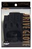 Lezax JOYFIT Driving Gloves, Half-Finger Sheepskin, Black, 08