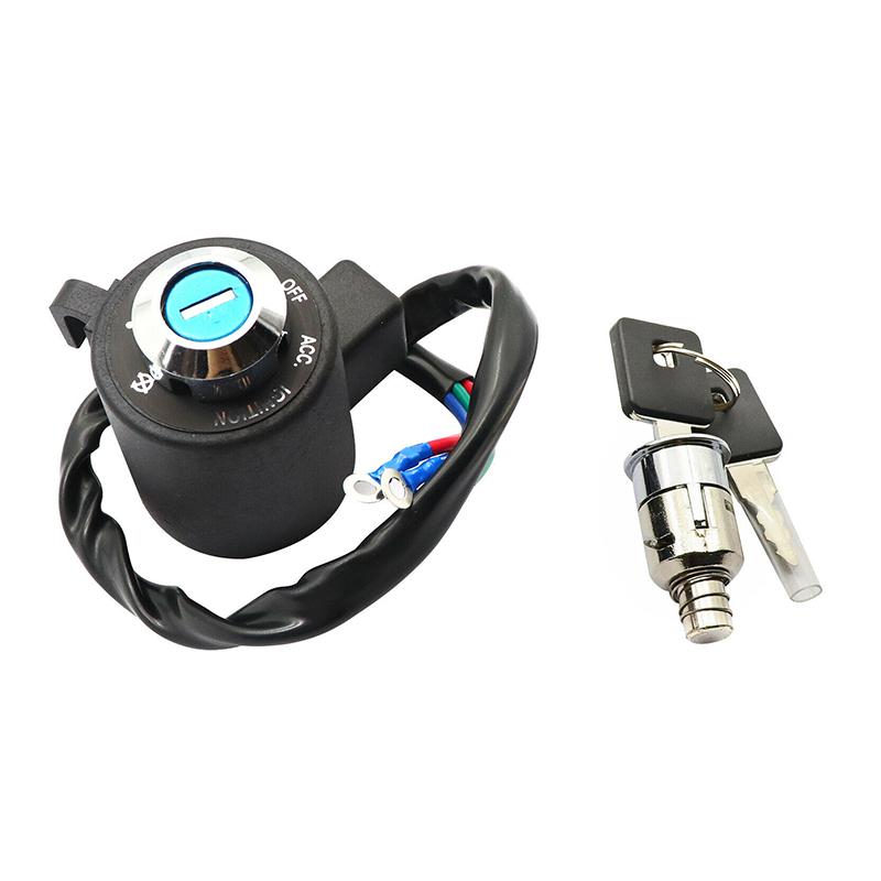 Ignition Switch Lock Set with Keys for Harley Sportster XL 883 1200,Chopper Bobber Cruiser Motorcycle Replacement Repair Part