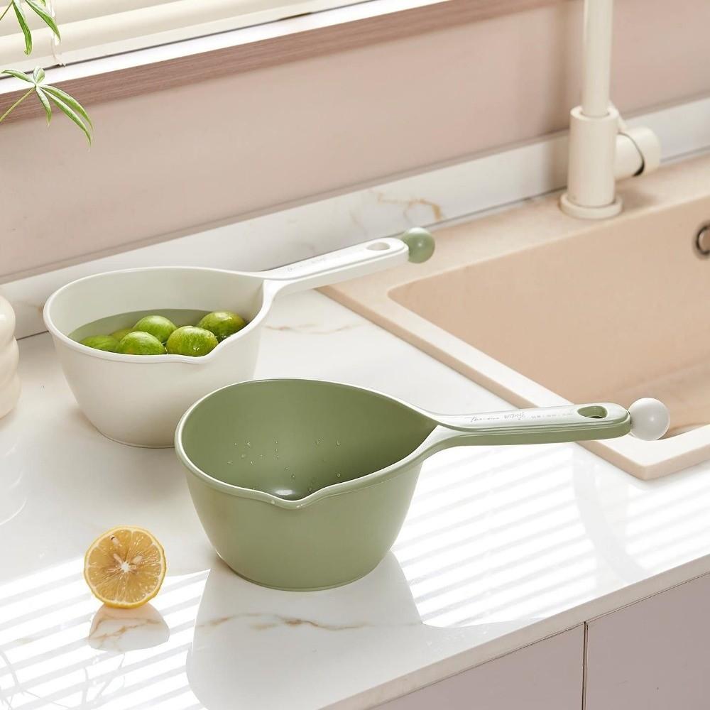 Drifting Scoop Plastic Water Scoop Thickened Ergonomic Handle Kitchen Dipper Simple Large Capacity Bath Scoop Watering Flowers