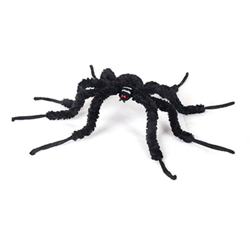 Plush Spider April Fools Props Prank Toy with Huge Size Simulation Spider Novelty Toy for Entertainment Party Decoration