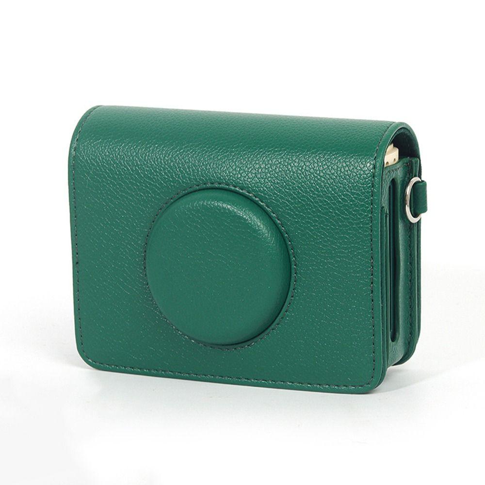 PU Leather Instant Camera Storage Bag Crossbody Shoulder Bag for CHUZHAO D1pro Camera Protection