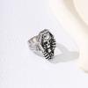 New Vintage Skull Ring Men's Hip Hop Punk Style Zinc Alloy Jewelry