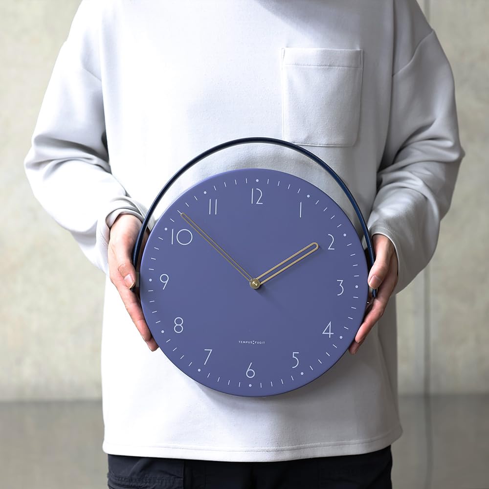 Or Clock with Adjustable Strap and iNE Wall-mounted Table-mounted 360° Movement, (BLU) #25651