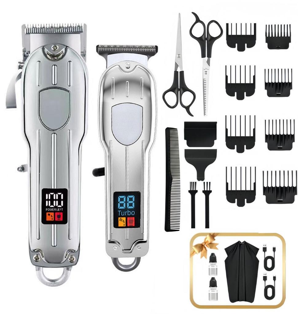 Rechargeable Electric Hair Clipper: Universal Trimmer for Family & Bald Heads