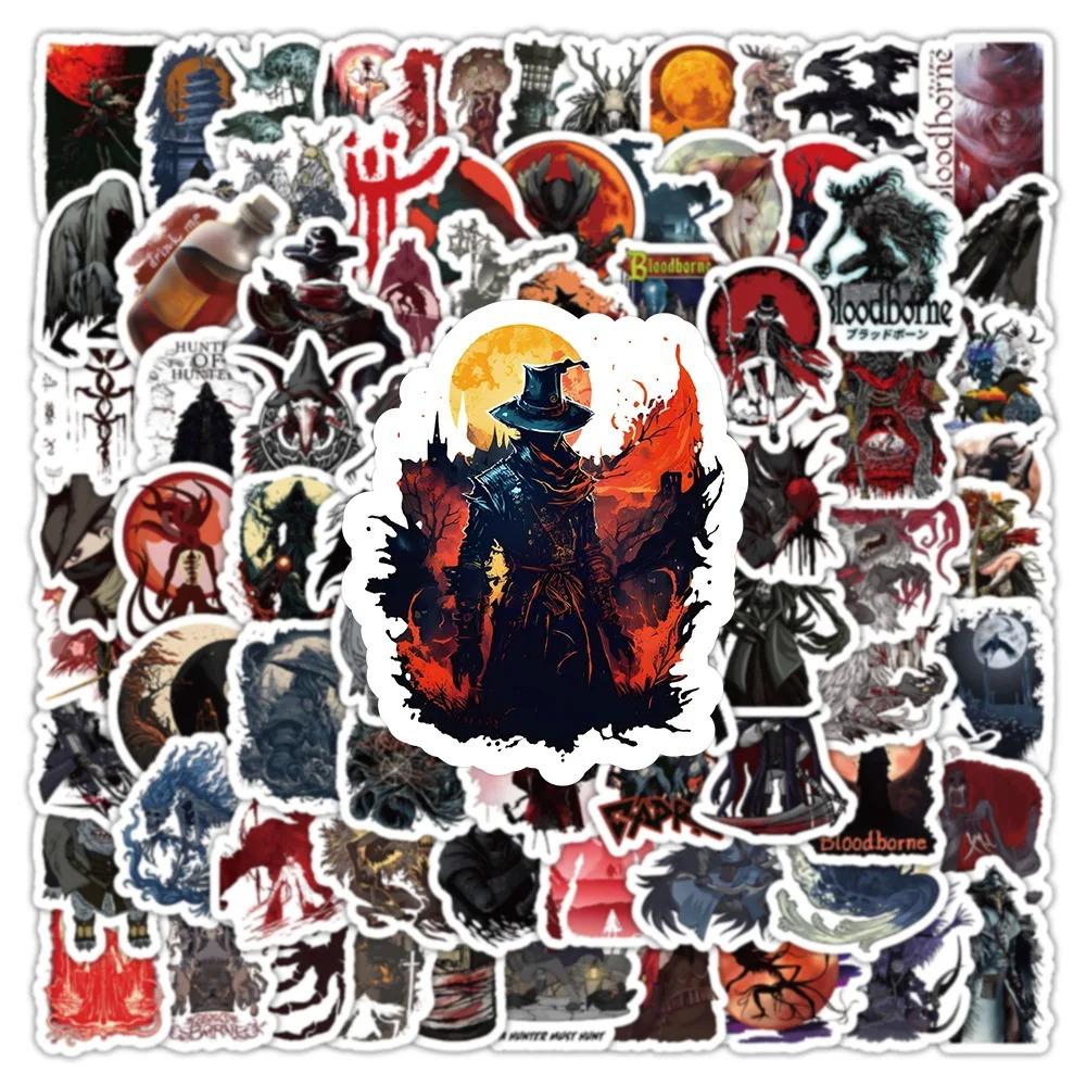 10/30/50/103PCS Bloodborne Cartoon Stickers Game Graffiti Decals Kids Toy Scrapbook Luggage Laptop Phone Car Bike Skateboard