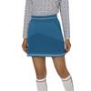FootJoy Women's Fjord Blue Knit Pull-On Skirt with Knit Pattern, Size M (FJW-F24-P03, 32334-M)