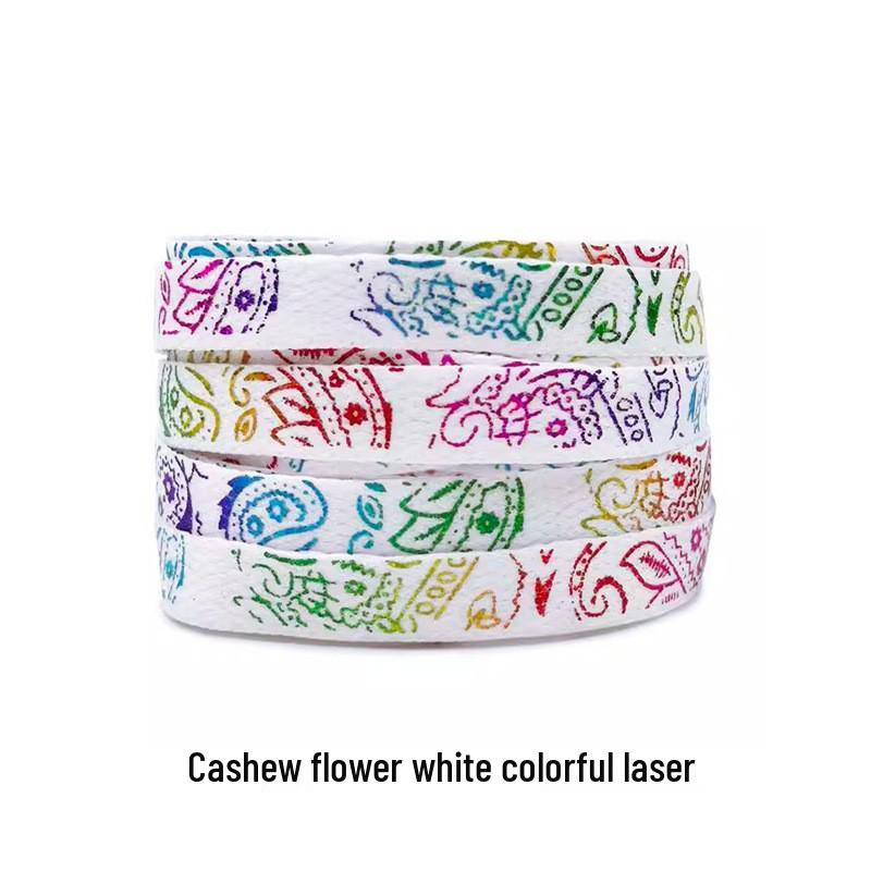 Cashew Flower Shoelaces for Air Force 1, Canvas Shoes, and Dunk Sneakers – Unisex
