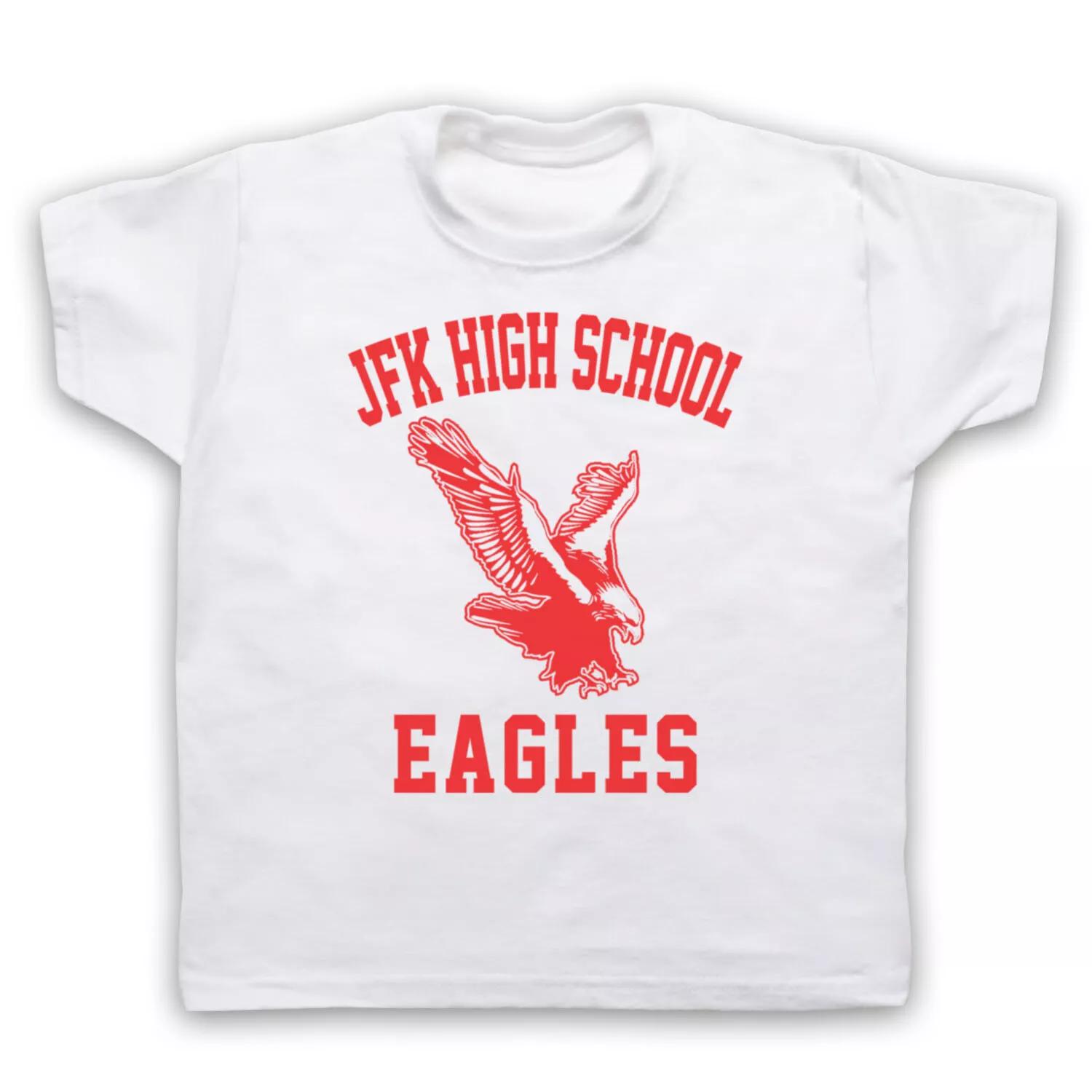 JFK HIGH SCHOOL EAGLES UNOFFICIAL SEINFELD COMEDY TV KIDS CHILDS T-shirt 100