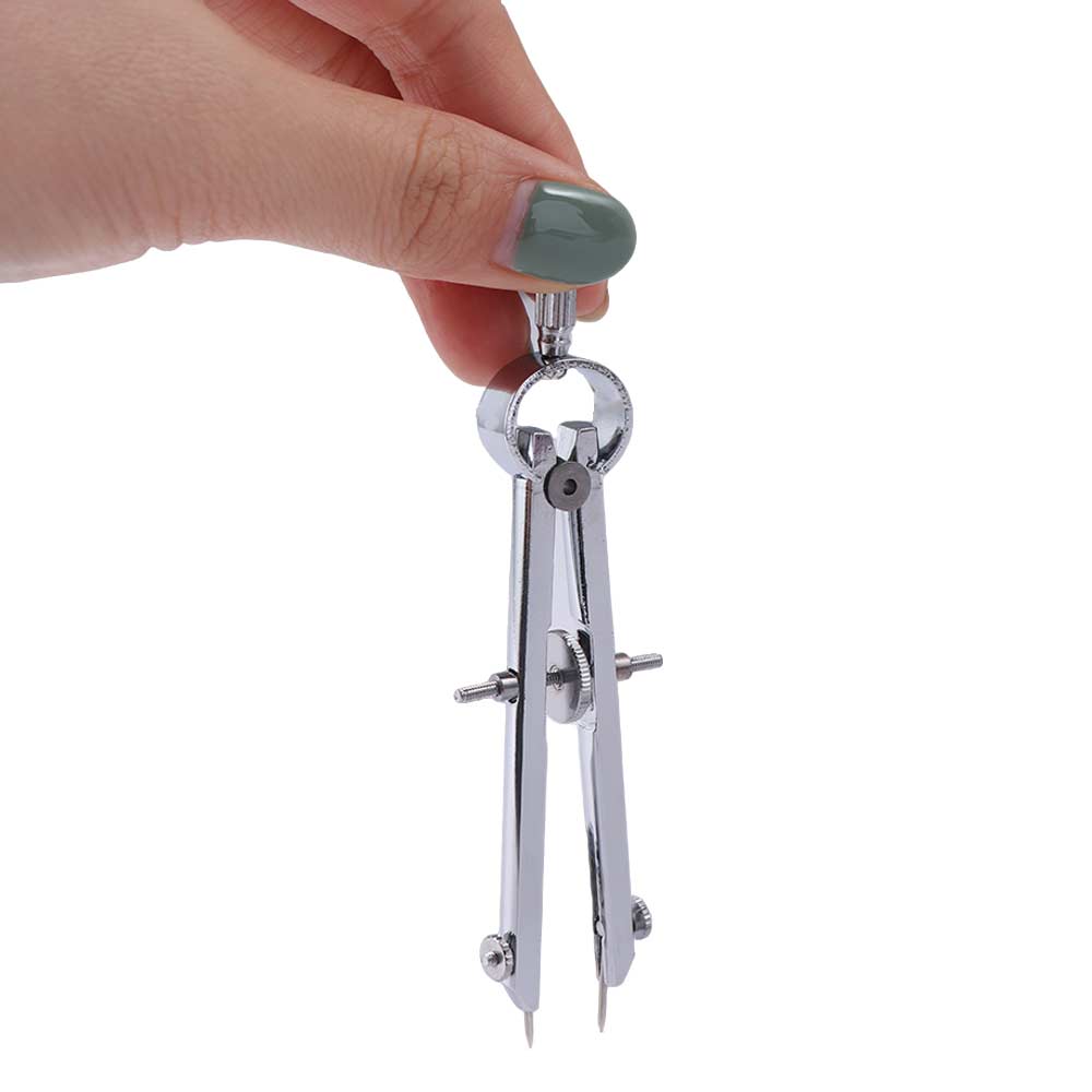 Tool with Lock Bow Divider Geometry Scribe Gauge Math Compass Spring Compasses Compass Protractor