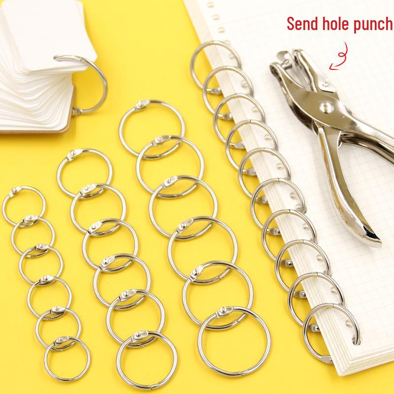 Metal Binder Rings, Iron Rings, Wire Rings, Book Rings, Loose Leaf Rings, Card Rings, Hole Punch Rings