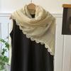 Spring and Autumn 95*185cm Ladies Scarves Lace Edged Shawl Scarf For Women