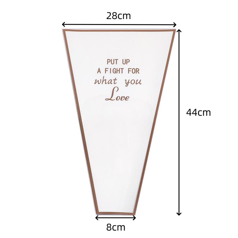 Valentine's Day Flower Packaging Valentine's Day-themed Shopping Malls Transparent Flower Packaging Transparent For Flower Event