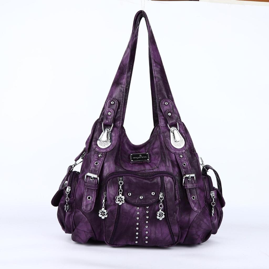 Angel kiss Tasche Damen Mode Handtaschen Damen Umhängetaschen PU Leder Handtasche Weibliche Umhängetasche Umhängetasche bolsa feminina